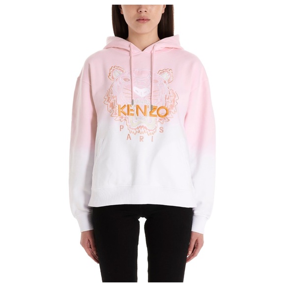 Kenzo Tiger Gradient Pink Hoodie